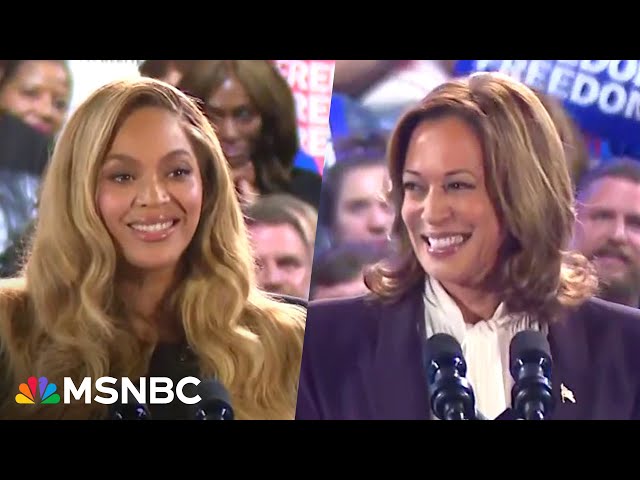 'We are at the precipice of an incredible shift': Beyoncé joins VP Harris at Houston rally