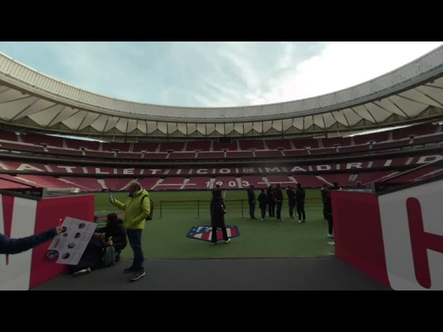 Atletico Madrid - Metropolitano Stadium - Tunnel to Pitchside - VR180 3D