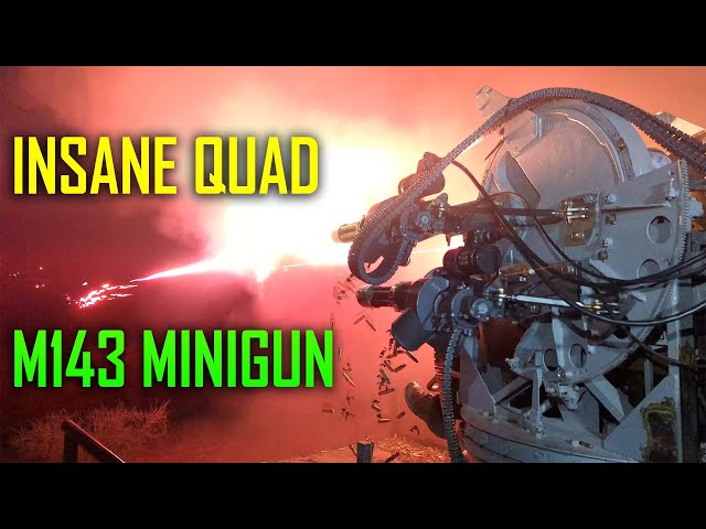 THIS QUAD MINIGUN IS INSANE 4K ORIGINAL