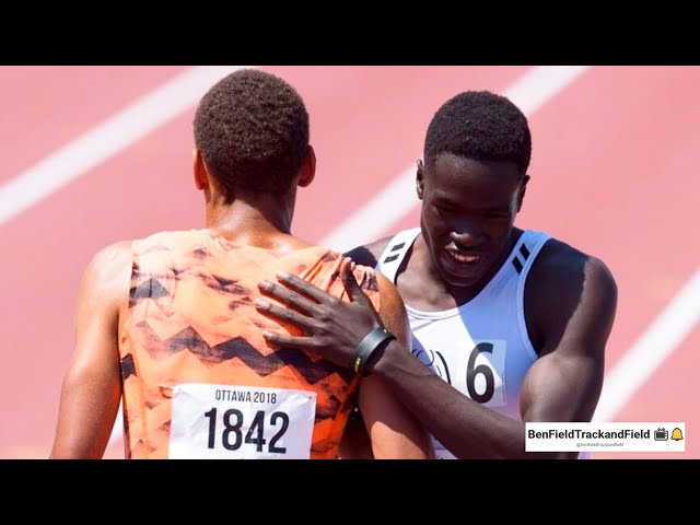 Men's 800m Final | 2018  Canadian Track & Field Championships | #MarcoAROP vs #BrandonMCBRIDE