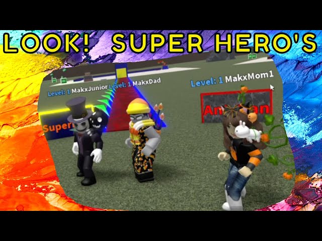 Family PLAYZ Super HERO Tycoon! | Roblox | To The Makx