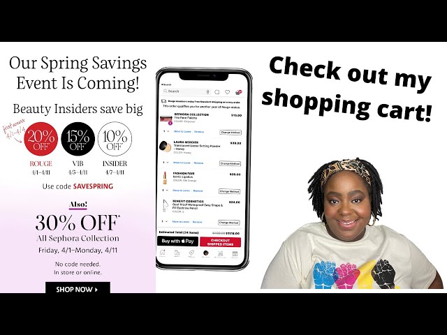 SEPHORA SPRING SALE | WHAT'S IN MY SHOPPING CART?