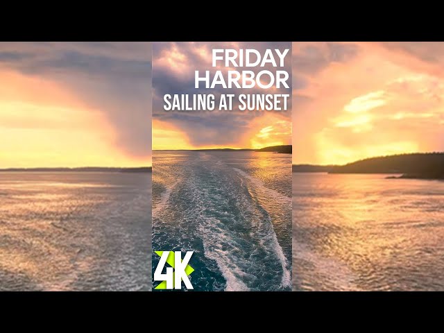 3 HRS Fascinating Ocean Sunset for Vertical Displays - 4K Relaxing Landscapes from Sailing Ship