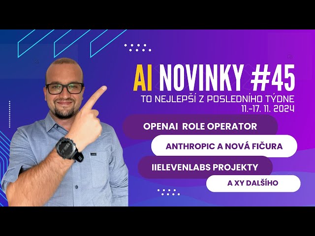 AI novinky #45: ChatGPT pracuje s aplikacemi + nový prompt generátor od Anthropic