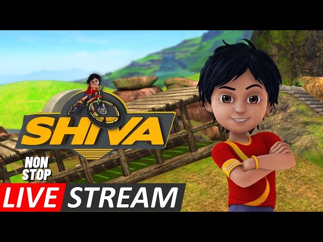 Shiva | शिवा |  LIVE STREAM 🔴 | Fun Animated Show for Kids #Shiva #NickJr #Kids #Animated