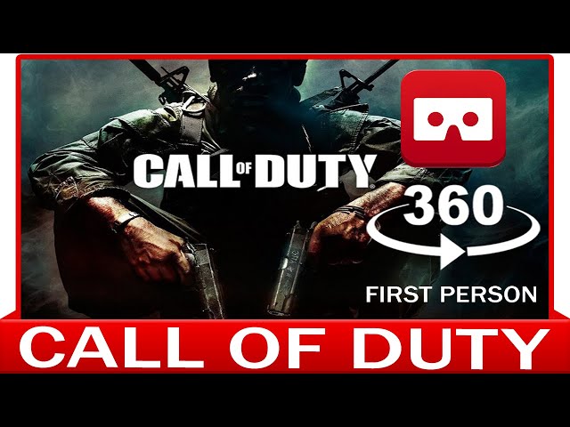 360° VR VIDEO - CALL of DUTY - Gameplay -  Imitation  Game- First Person - VIRTUAL REALITY 3D