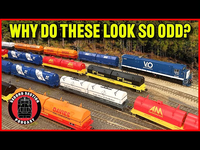 Why would a railroad build weird looking cars? Do you need them for your model railroad?