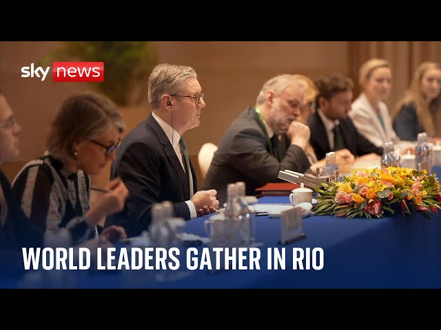 Spotlight on Ukraine as world leaders gather at G20 summit in Rio