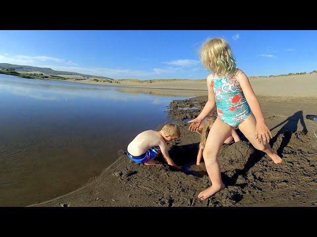 Swimming at the Sand Dunes in 3D VR