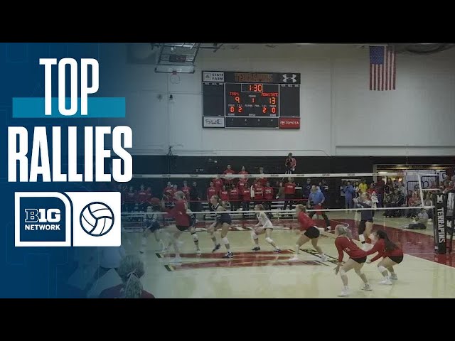 Top Rallies of the Day | Big Ten Volleyball | 11/17/2024