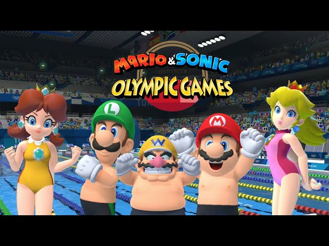 Mario & Sonic At The Olympic Games Tokyo 2020 Event Swimming Olympic Games Gameplay Swimming - 100m