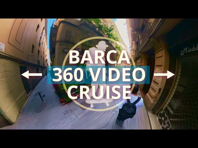 360 VIDEO || BARCELONA MORNING SKATE CRUISE (EL BORN) || INSTA360