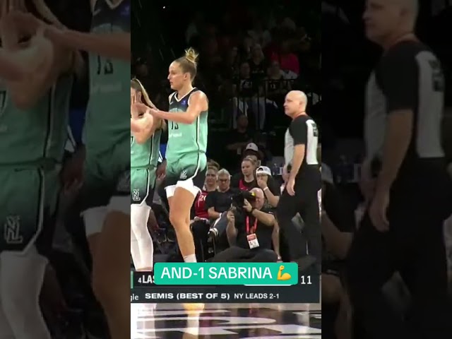 Sabrina with the AND-1 😤 #shorts