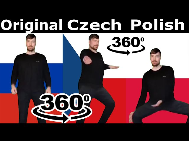 Mr Beast Rizz (Original vs Czech vs Polish Versions) 360º