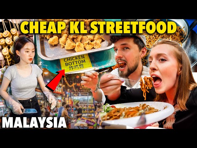 Insane STREET FOOD in MALAYSIA under $1! (Night Market in Kuala Lumpur SHOCKED US)