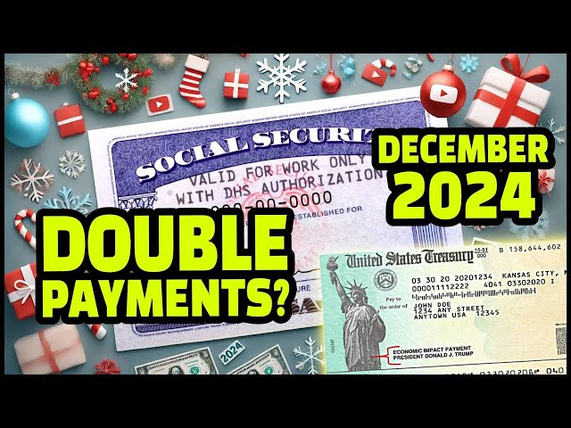 🎁 HUGE December 2024 Social Security Payment Schedule Secrets Revealed! Double Deposits?