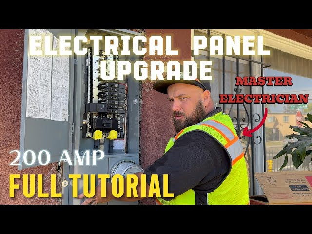 Electrical Panel Upgrade | EASY 200 AMP Main Panel Replacement | FULL TUTORIAL By MASTER ELECTRICIAN