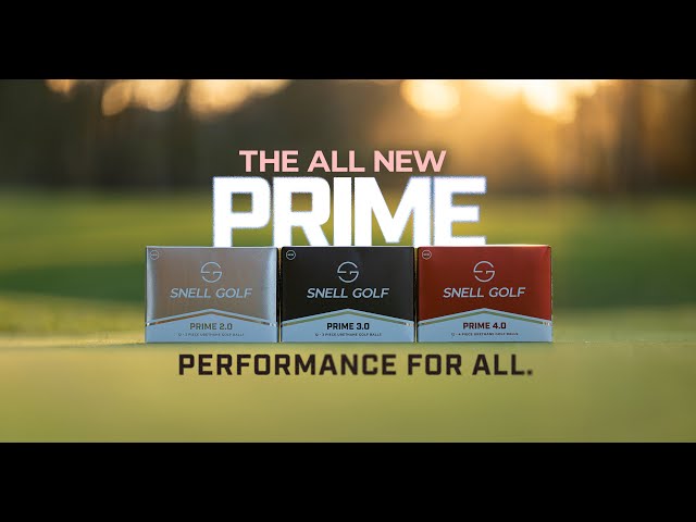 SNELL GOLF NEW 2024 PRIME LINEUP