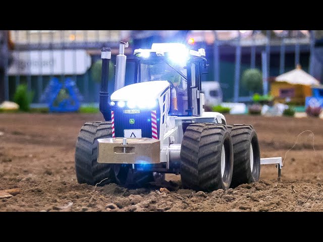 MEGA RC TRACTOR, RC TRUCK, RC MACHINE ACTION! RC TRUCK MAN SCALEART, RC WHEELED EXCAVATOR LESU ET30H