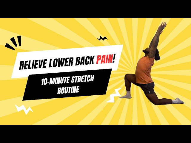 Fix Lower Back Pain FAST: 10-Minute Beginner Stretch Routine for Instant Relief!