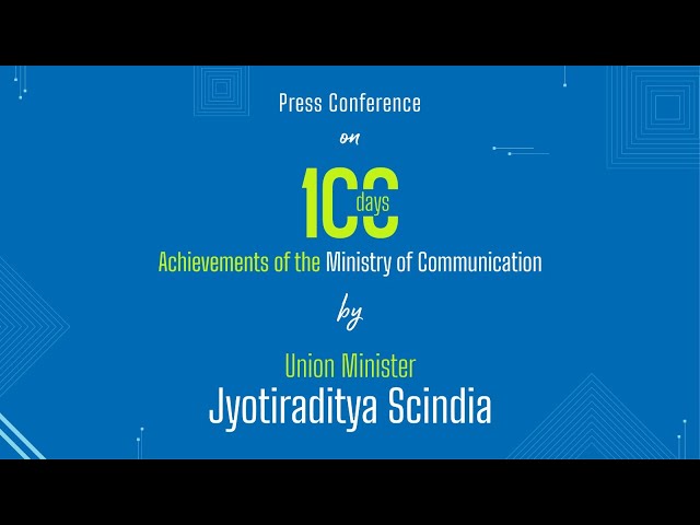 Press Conference by Union Minister Jyotiraditya Scindia