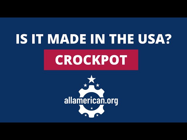 Are Crockpots made in the USA? #shorts