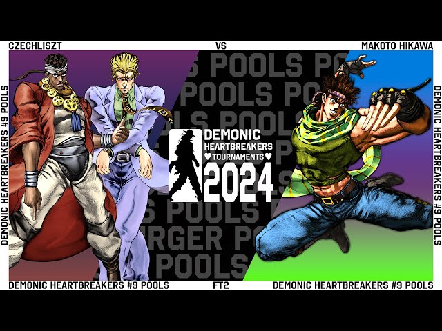 Demonic Heartbreakers #9 Pools | Czechliszt Vs Makoto Hikawa | JoJo's All Star Battle R