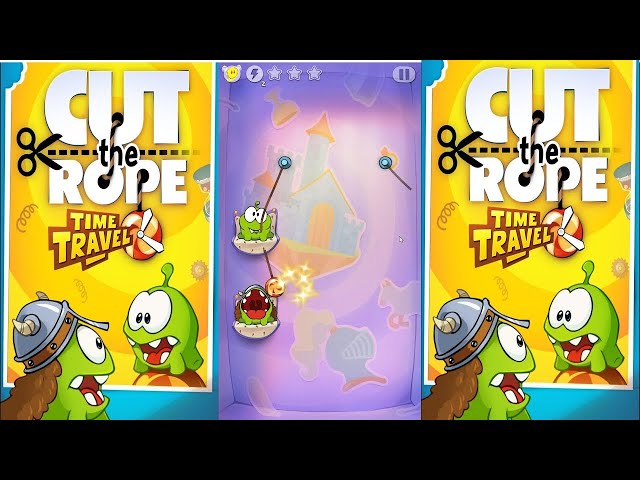 Cut the Rope time travel - Andriod - Stage 1-2