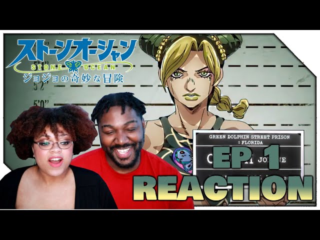 Episode 1 | JoJo STONE OCEAN Part 6 Reaction | Romeo Ain't Sh!t #jojosbizarreadventure