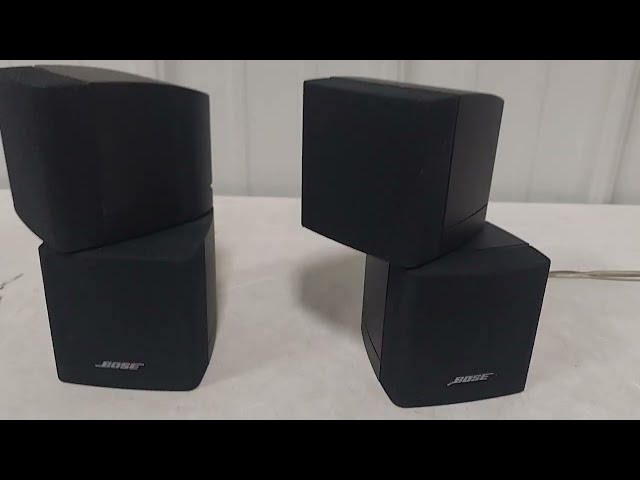 Bose Double Cube Speakers black  2 Speakers