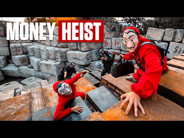 MONEY HEIST vs POLICE in REAL LIFE ll THE INCEPTION 1.0 ll (Epic Parkour Pov Chase)