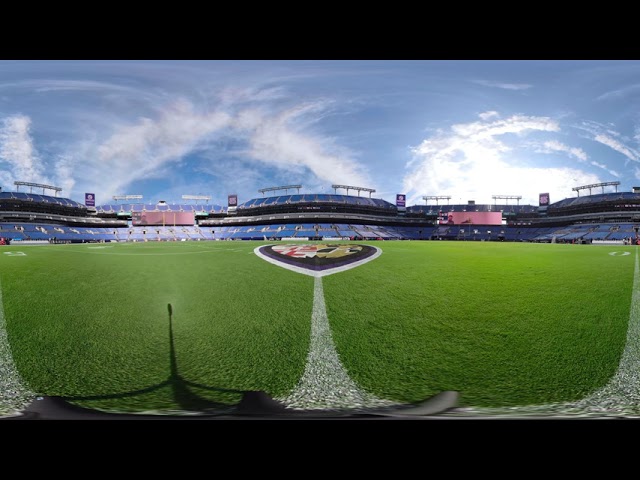 360 Degree View of Ravens Shield at M&T Bank Stadium