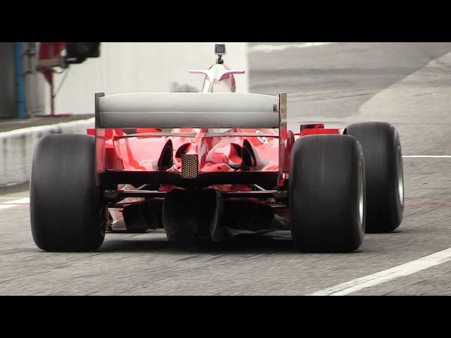 Ferrari F2004 F1 V10 ex Schumacher EXTREME Sound at Monza Circuit!!