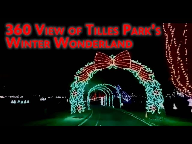 Tilles Park Winter Wonderland in 360° View