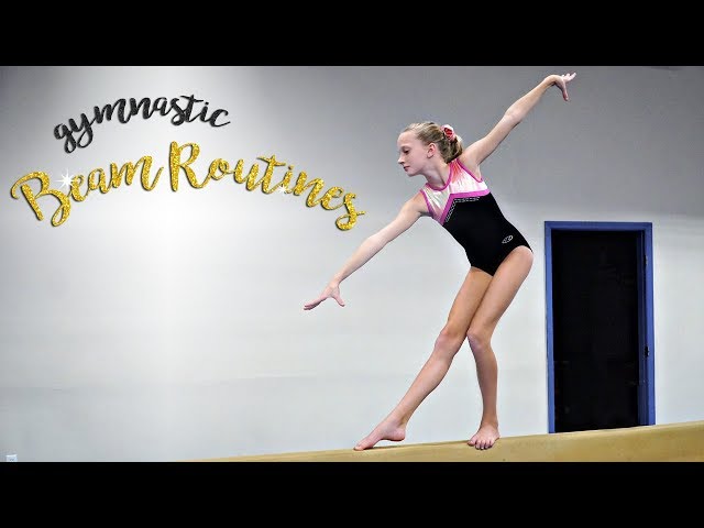 Then VS Now Gymnastics Beam Routines | Kaia SGG