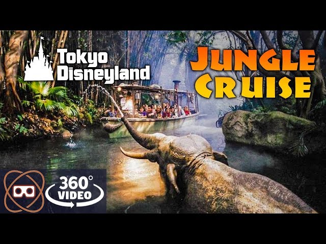 [5K 360] Jungle Cruise Japan - Best Version Jungle Cruise? - Full 360 POV