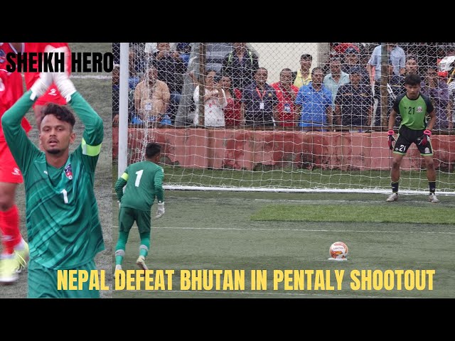 NEPAL VS BHUTAN | SAFF U-20 Men's Championship 2024 | NEPAL full penalty shootout