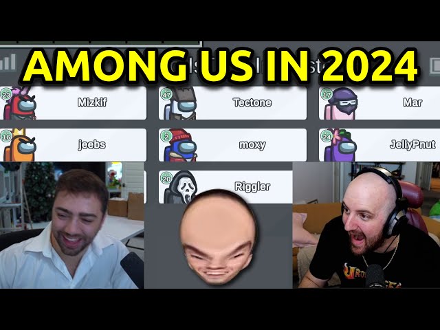 Moxy Joins Mizkif's AMONG US Lobby