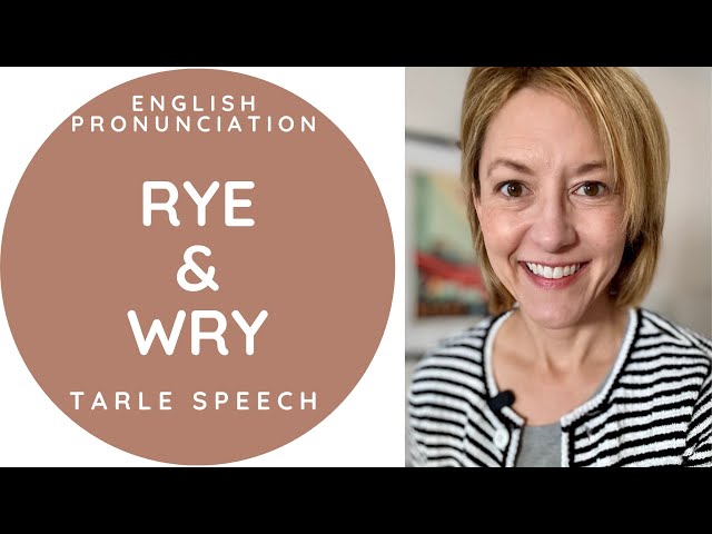 Learn How to Pronounce WRY & RYE - American English Homophone Pronunciation Lesson #learnenglish