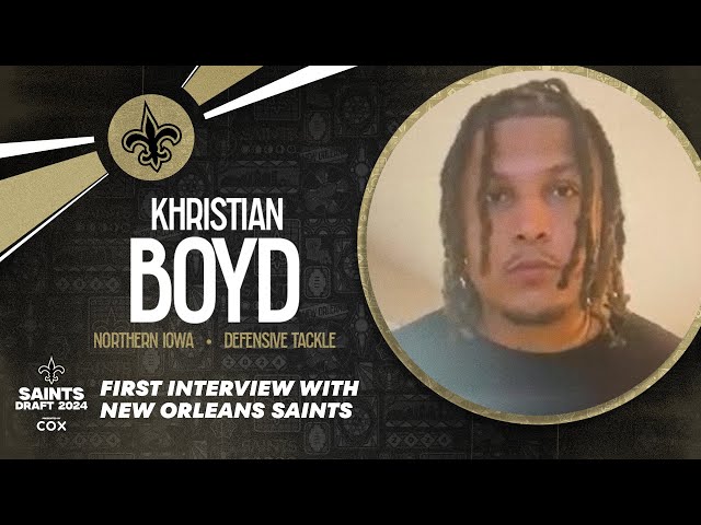 2024 NFL Draft: Khristian Boyd's first interview with New Orleans Saints