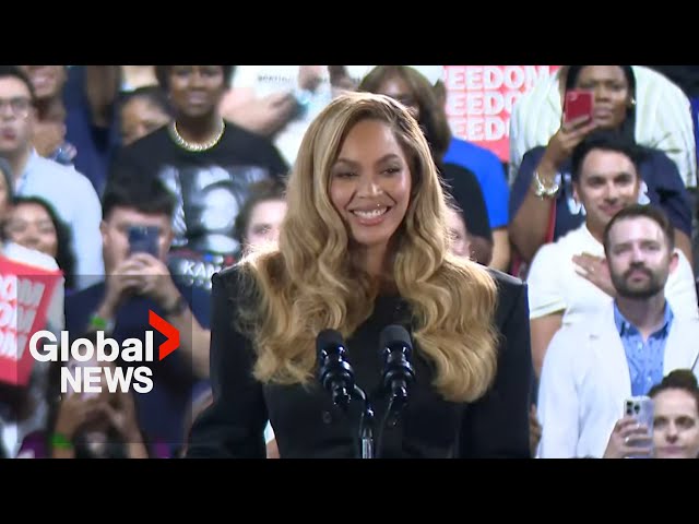 Beyonce endorses Harris at Texas rally: “I’m here as a mother”