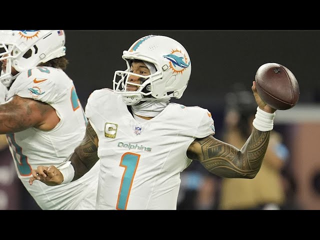 A LOOK AT MIAMI DOLPHINS QB TUA TAGOVAILOA VS RAMS | EVERY DROPBACK | 2024 NFL WEEK 10