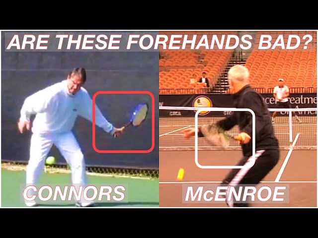 Should McEnroe & Connors Change to a Modern Forehand?