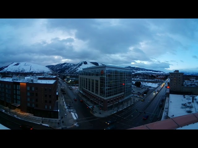 Downtown Missoula - 360 Timelapse