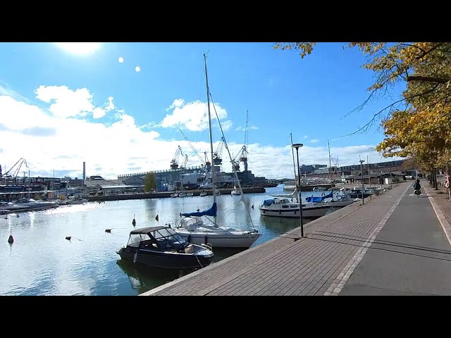 Bike Ride to the Seashores of Helsinki - 360 video 4K