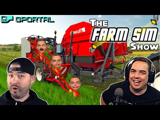 WE’RE BACK! Carrot Harvesting, FS22 FREE, & Vegas Baby! | The Farm Sim Show