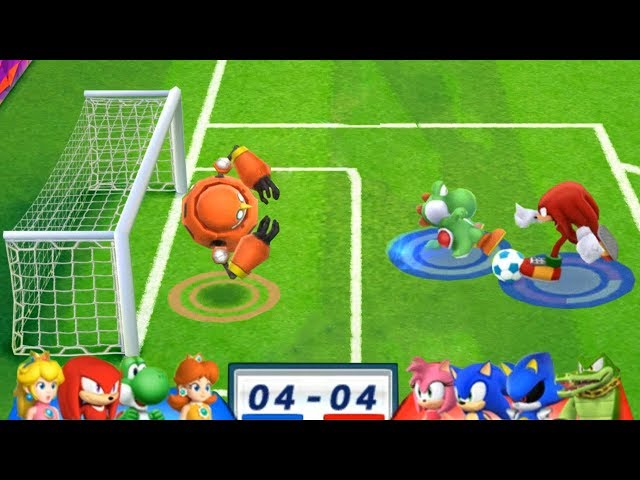 Mario & Sonic At The London 2012 Olympic Games Football #155 Team Amy Vs Team Daisy (2 player)