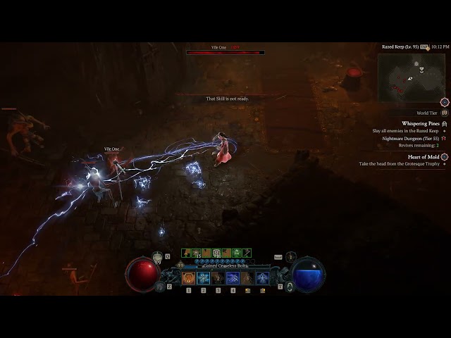 D4 Charged bolt Sorcerer. LVL 99. NM 55.