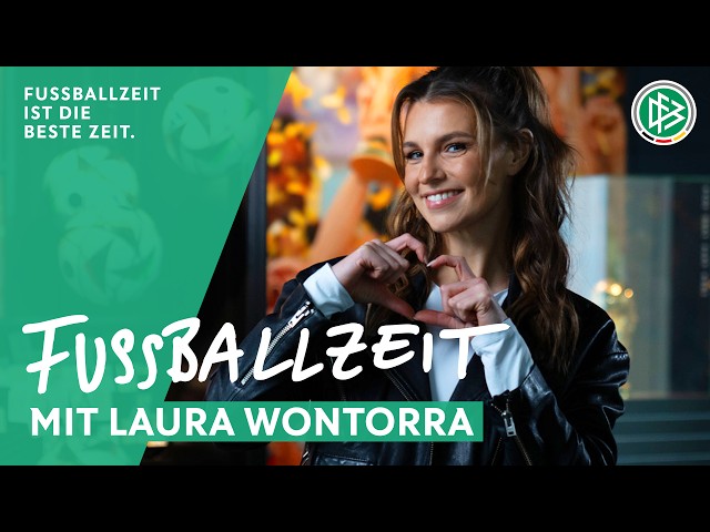 Im Konfirmations-Outfit zur Double-Feier | FUSSBALLZEIT MIT... Laura Wontorra!