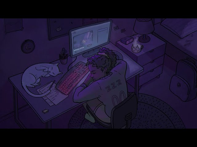 lofi sleep, lo-fi rain 💤 8 hours mix 😴  beats to sleep/chill/relax to - music for insomnia & anxiety